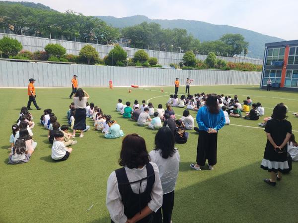 소방서 합동 화제 대피훈련